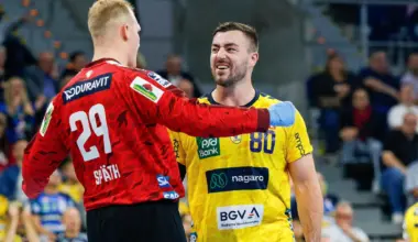 Rhein-Neckar Löwen: Am Ende ist es für Jannik Kohlbacher und David Späth EM-Silber – Niederlage und Sieg beim Test in Coburg