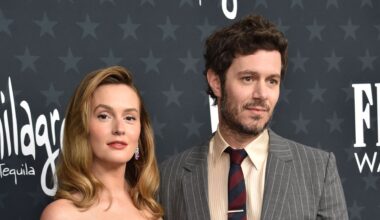 Adam Brody mit Leighton Meester bei den Critics' Choice Awards, Januar 2026