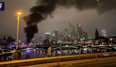 Bus in Frankfurt ausgebrannt: Hallescher FC geht von Anschlag aus