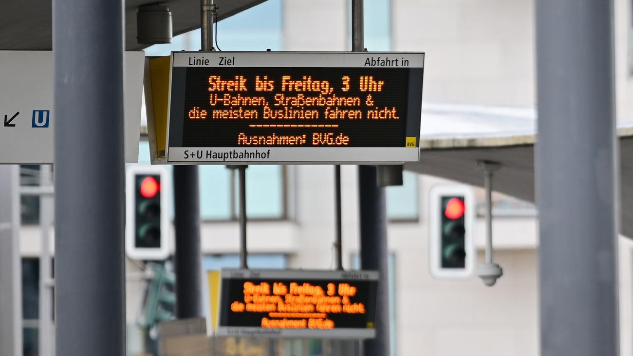 Tarifrunde bei der BVG: Verdi erhöht Druck: BVG-Betrieb steht ganztägig still