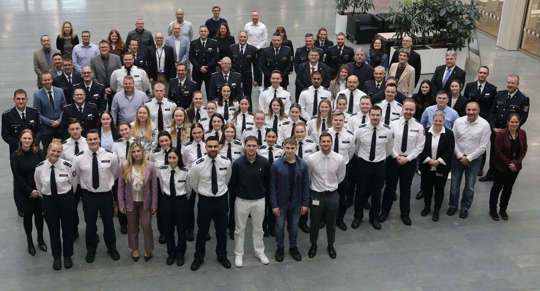 Polizeipräsidium Südosthessen begrüßt 51 neue Kollegen