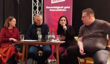 Wahlkampfauftakt der Linken mit Jan van Aken