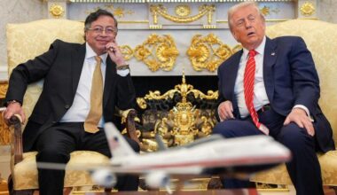 Treffen im Weißen Haus: Trump bezeichnet kolumbianischen Staatschef als "wunderbar