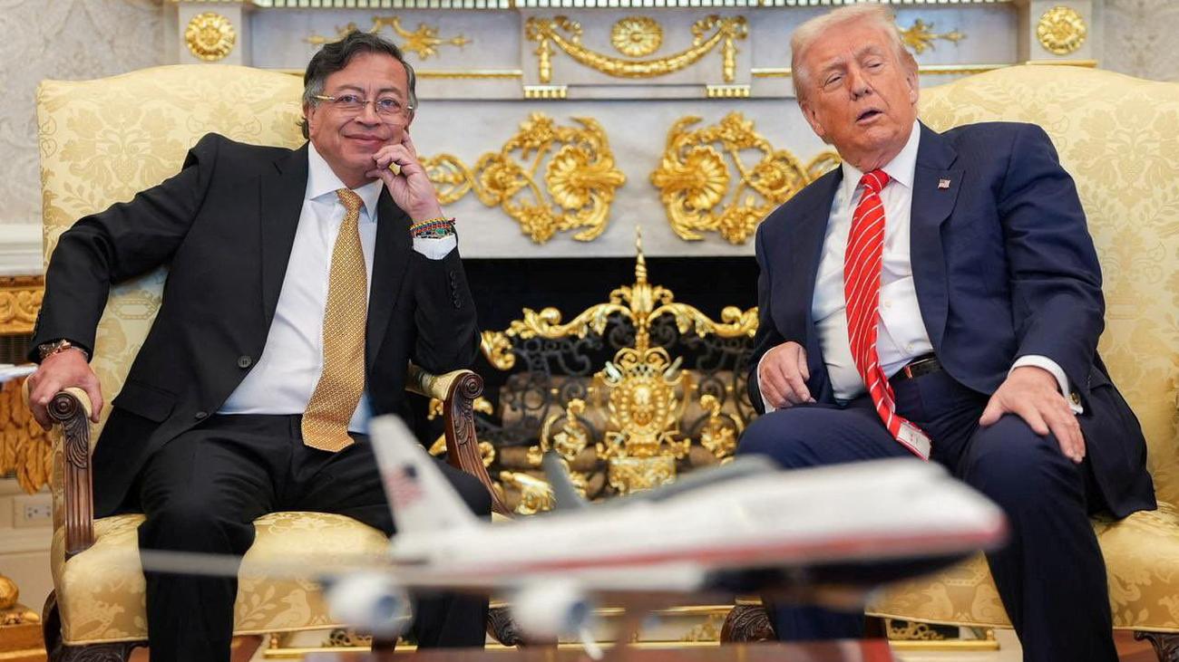 Treffen im Weißen Haus: Trump bezeichnet kolumbianischen Staatschef als "wunderbar