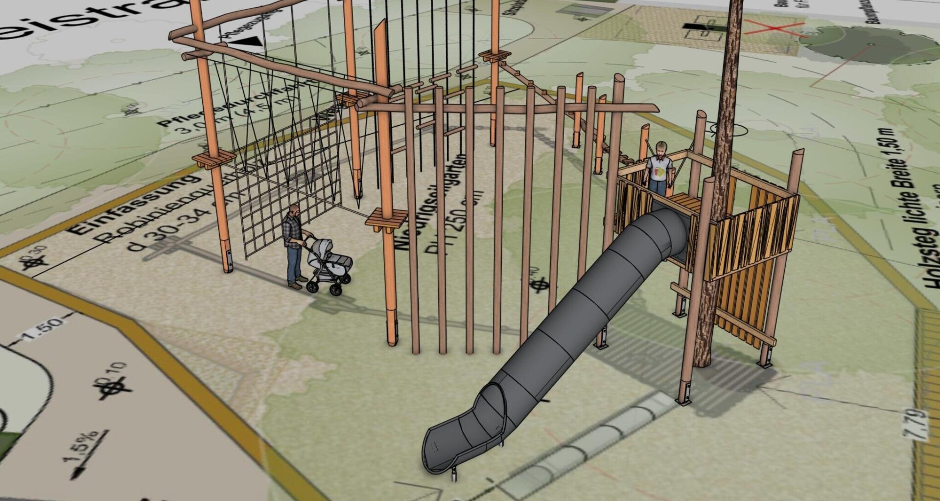 Dorf im Erzgebirge baut sich Spieleparadies in den Pfarrgarten