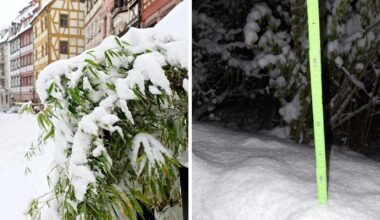 So hoch steht der Schnee in Franken und der Oberpfalz
