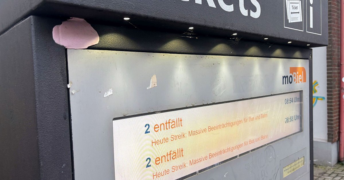 Heute Warnstreik bei Bussen und Bahnen in Bielefeld und Gütersloh