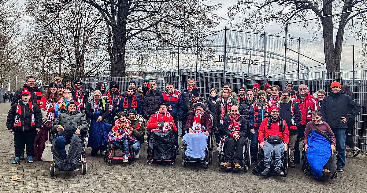 Gemeinsame barrierefreie Auswaertsfahrt Stuttgart | SC Freiburg