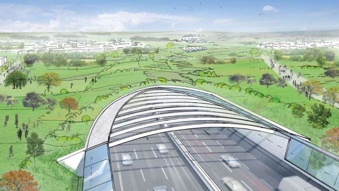 So könnte der Deckel auf der A661 aussehen