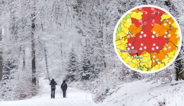 Live-Karte zeigt Wetterwarnungen: Glatteisgefahr in Hessen
