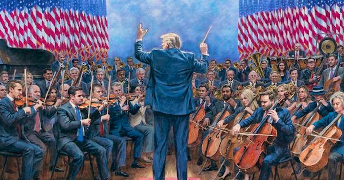 «MAGA Symphony»: Bizarres Trump-Gemälde erntet Spott im Netz