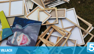 Kärntner Künstlerin zerstört ihre eigenen Werke