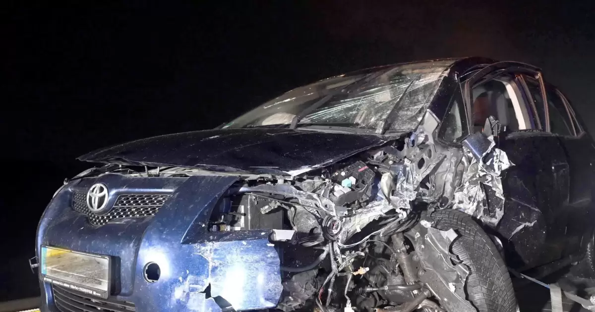 Unfall auf der B9 zwischen Frankenthal und Worms - Frankenthal