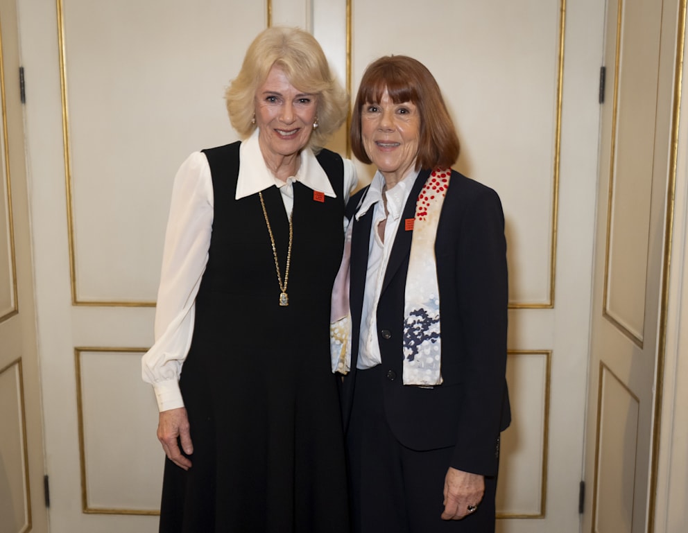 Am Montag traf Gisèle Pelicot (r.) in London auf Königin Camilla (78)