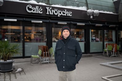 Wundert sich über die Entscheidung: Hüseyin Usta, der die Qualität des Cafés schätzt.