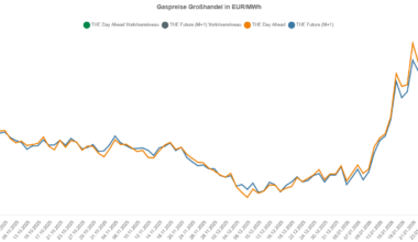 Gaspreise Statistik
