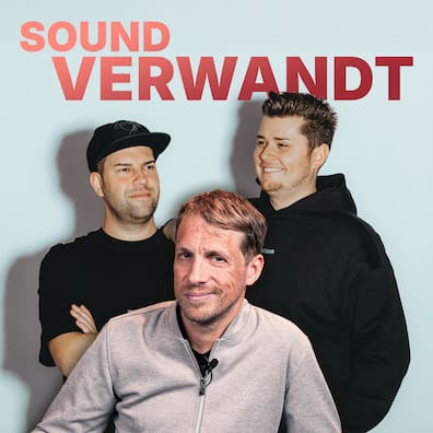 Erscheint am 3. Februar: Die achte Folge von „Soundverwandt“ des DJ-Duos Adaptiv –Christian Klinckwort (links) und Philipp Polley (rechts) – mit Oliver Pocher in der Hauptrolle. 