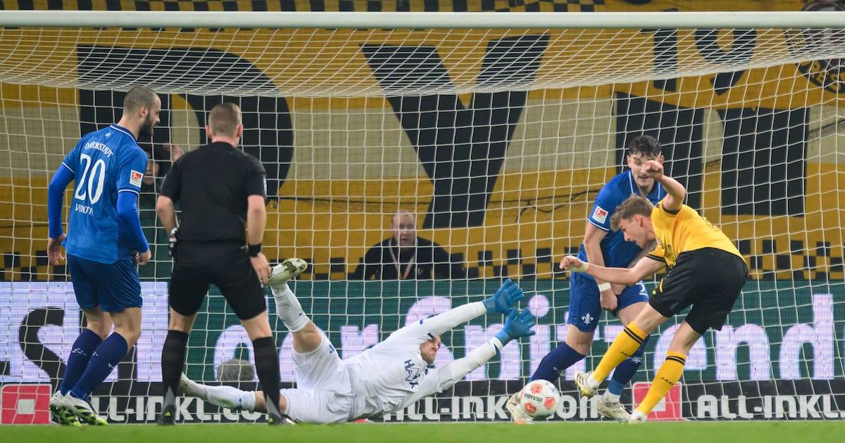 Dynamo Dresden gegen Darmstadt 98