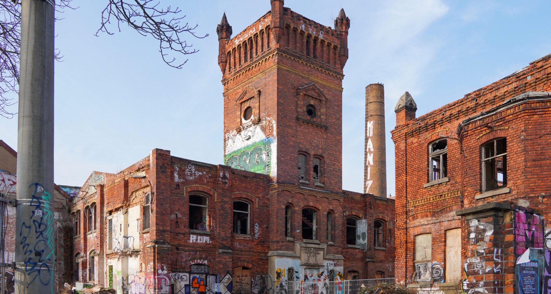 Protest gegen den geplanten Abriss der Maschinenfabrik Philipp Swiderski · Leipziger Zeitung