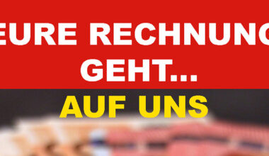 Wir zahlen Ihre Rechnung