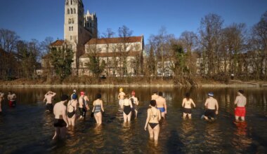 Eisbaden in München: Glückshormone bei vier Grad plus - München