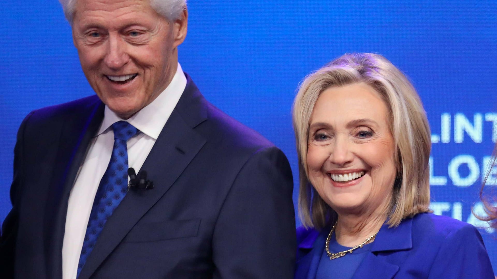 Bill und Hillary Clinton bei einem Auftritt ihrer Stiftung, der Clinton Global Initiative in New York. Bill und Hillary Clinton bei einem Auftritt ihrer Stiftung, der Clinton Global Initiative in New York.