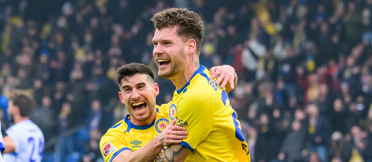 Jubel bei den Braunschweigern