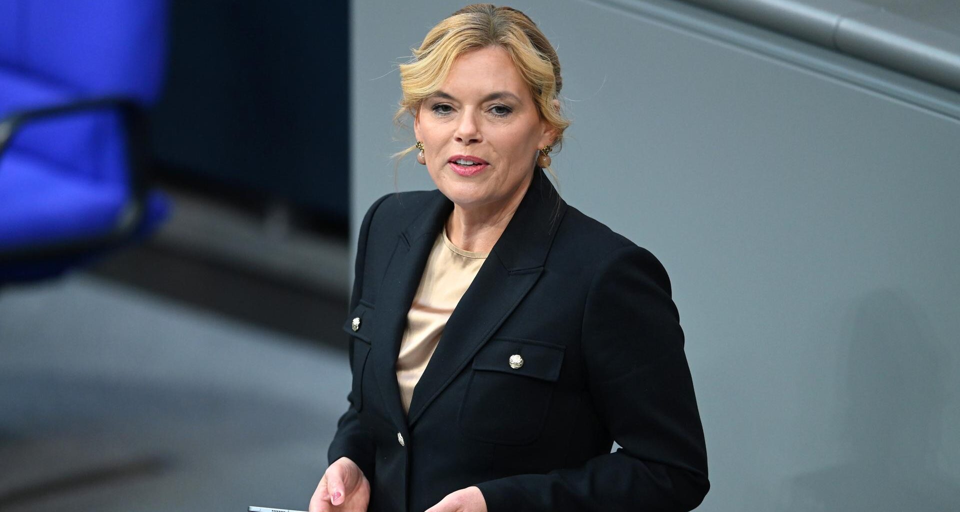 Julia Klöckner (CDU), Bundestagspräsidentin, spricht im Bundestag.