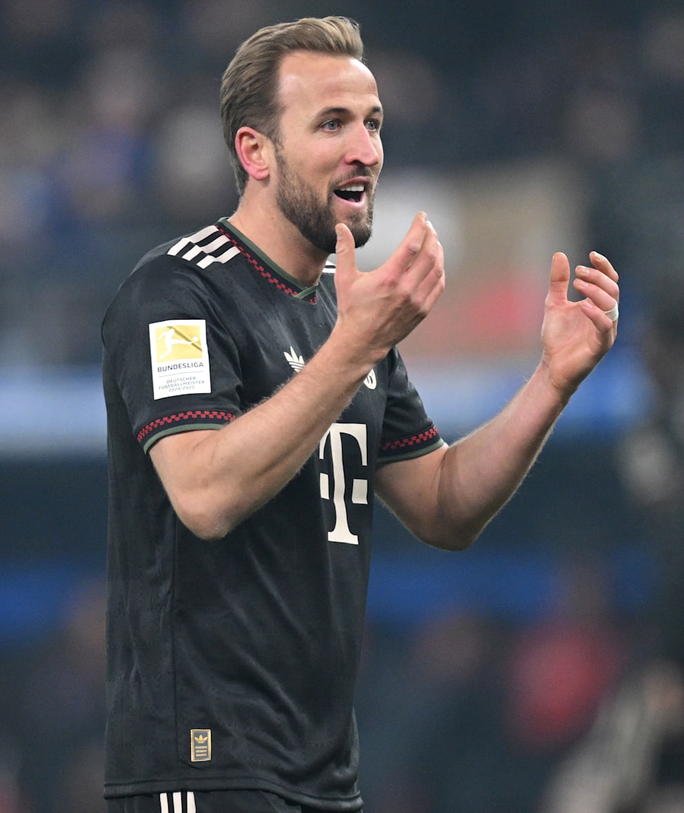 Ärgerte sich schon auf dem Platz: Bayern-Stürmer Kane