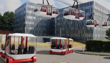 Jetzt gibt es die Elektrobus-Seilbahn