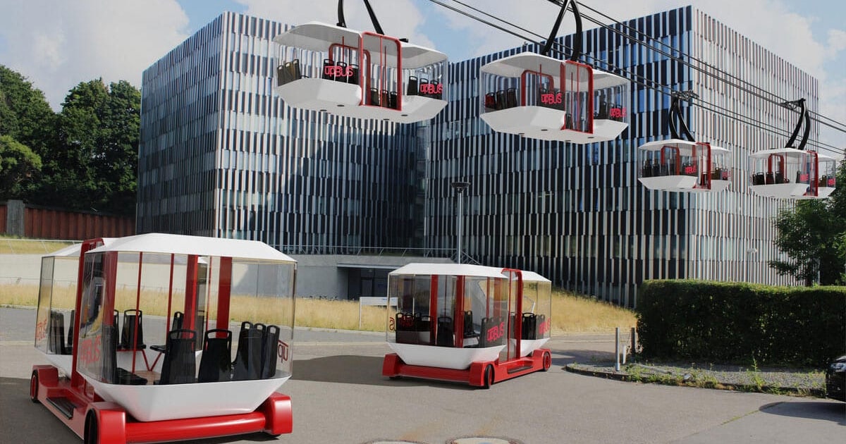 Jetzt gibt es die Elektrobus-Seilbahn