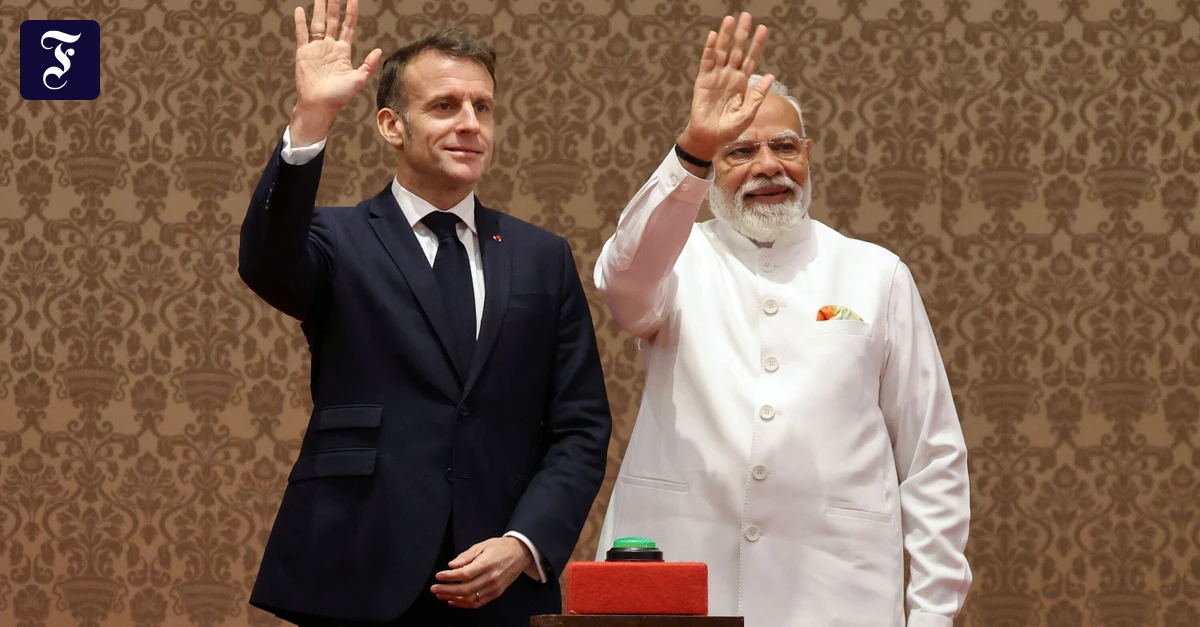 Warum Frankreichs Präsident Macron Indien besucht