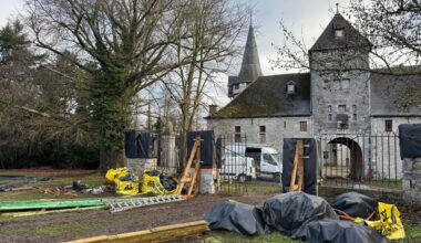Sicherungsarbeiten an der Eyneburg sind in vollem Gange