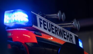 Brand in Oberschöna bei Freiberg: Warnung vor Rauchwolke