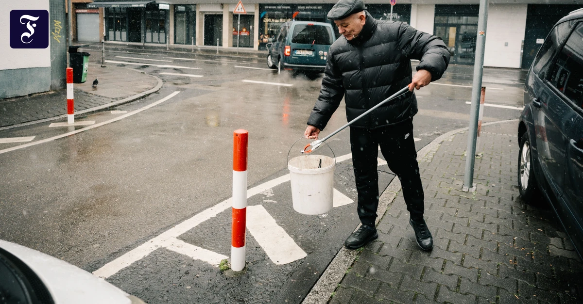 Der Frankfurter Rolf Obendorf kämpft für mehr Sauberkeit in der Stadt