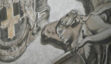 Engel in Kirche sieht aus wie Giorgia Meloni