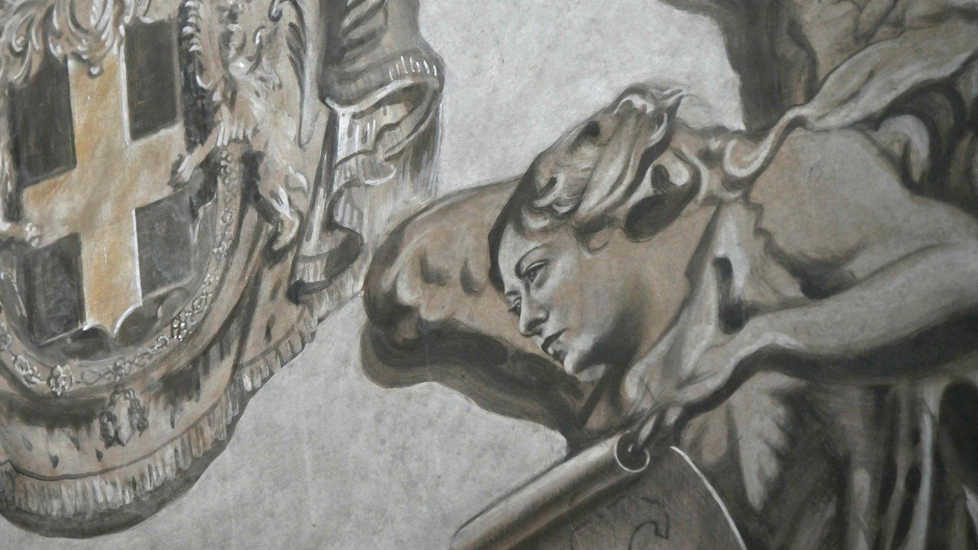 Engel in Kirche sieht aus wie Giorgia Meloni