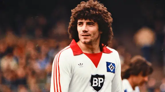 Kevin Keegan im HSV-Trikot