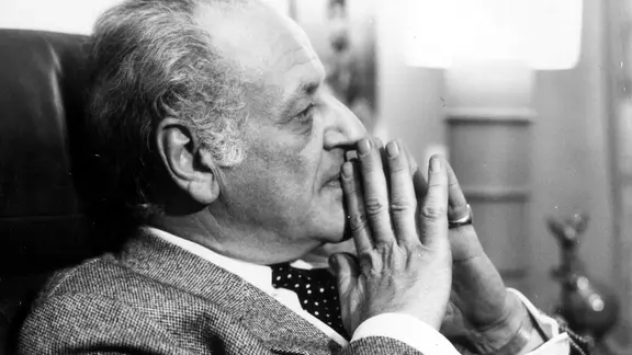 Rolf Liebermann Ende der 80er-Jahre | picture alliance/Keystone, Röhnert Rolf Liebermann Ende der 80er-Jahre