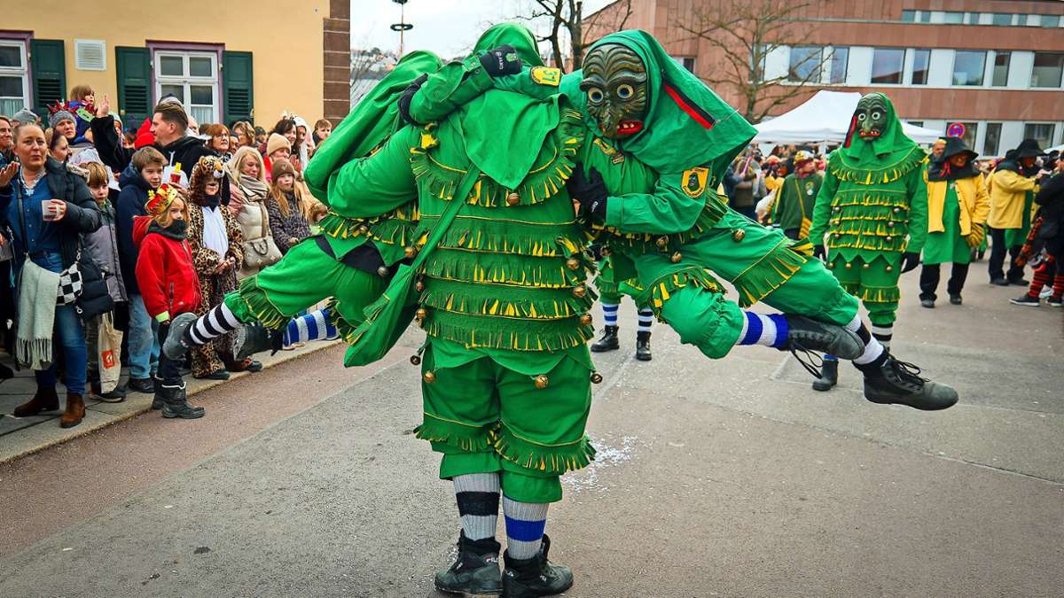 Faschingsumzug in Gerlingen: Narren ziehen durch die Stadt
