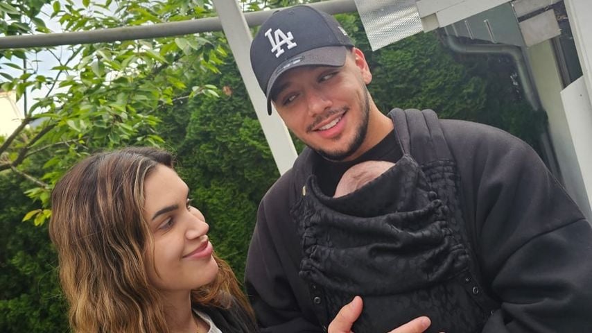 Rebecca Ries und Göktug Göker mit Malik am Vatertag 2025