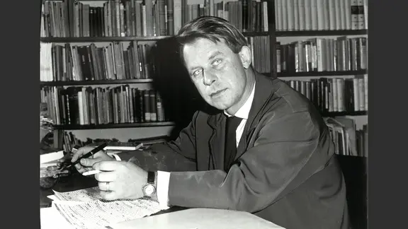 Historisches Foto von Siegfried Lenz.