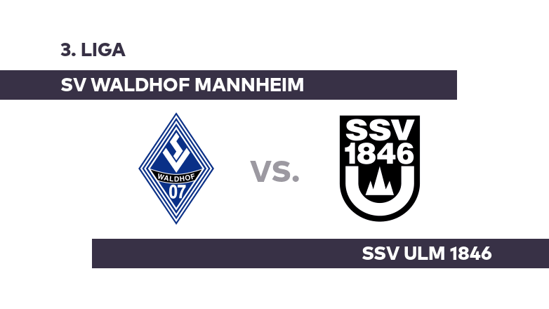 SV Waldhof Mannheim - SSV Ulm 1846: Mannheim peilt den Dreier an - 3. Liga