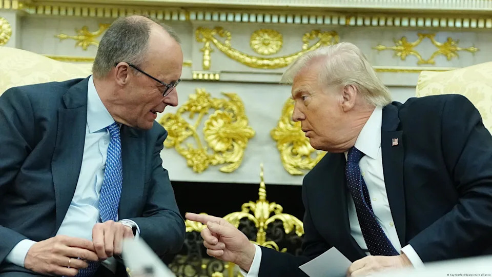 Der Bundeskanzler tritt bei Donald Trump leise auf ...<span class="copyright">Kay Nietfeld/dpa/picture alliance</span>