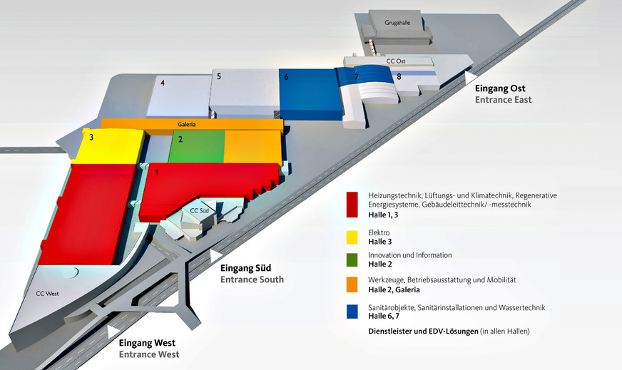 Bild 5 Geländeplan SHK+E Essen 2026.