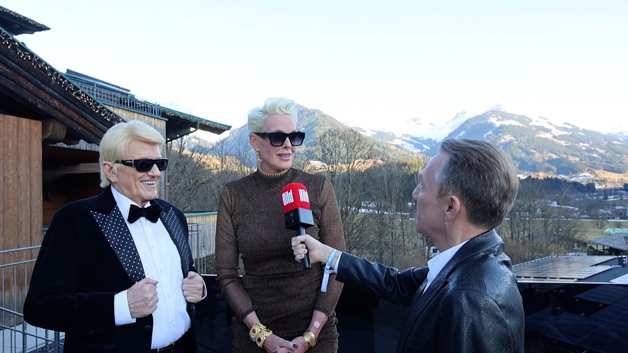 Schlager-Legende trifft Hollywood-Star: Brigitte Nielsen: „Ich bin etwas verliebt in Heino!“ - BILD