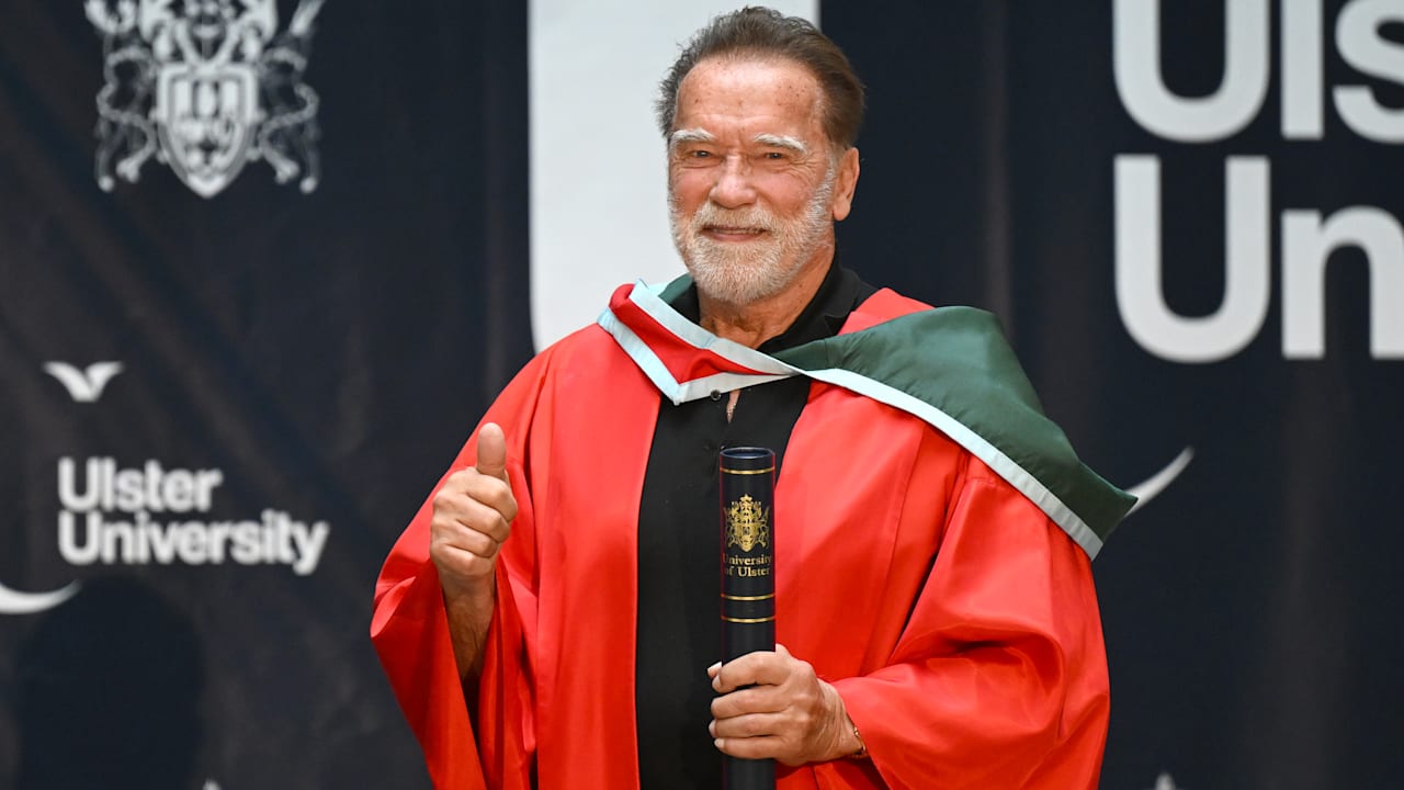 Ehrendoktorwürde für Arnie in Belfast: Dr. Terminator! | Unterhaltung
