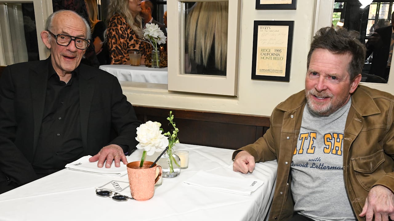 Michael J. Fox und Christopher Lloyd: „Zurück in die Zukunft“-Duo wiedervereint | Unterhaltung
