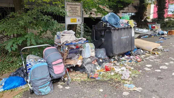 Müllprobleme im Kieler Stadtteil Gaarden-Ost. | NDR, Thomas Viet Dang Müllprobleme im Kieler Stadtteil Gaarden-Ost.
