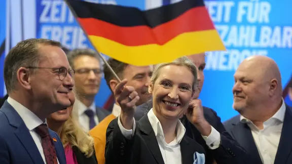 Alice Weidel und Tino Chrupalla | AP Alice Weidel und Tino Chrupalla